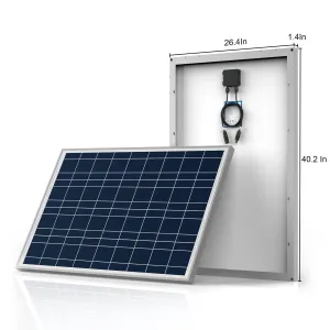 100 Watts Poly Solar Panel, 12V by ACOPOWER