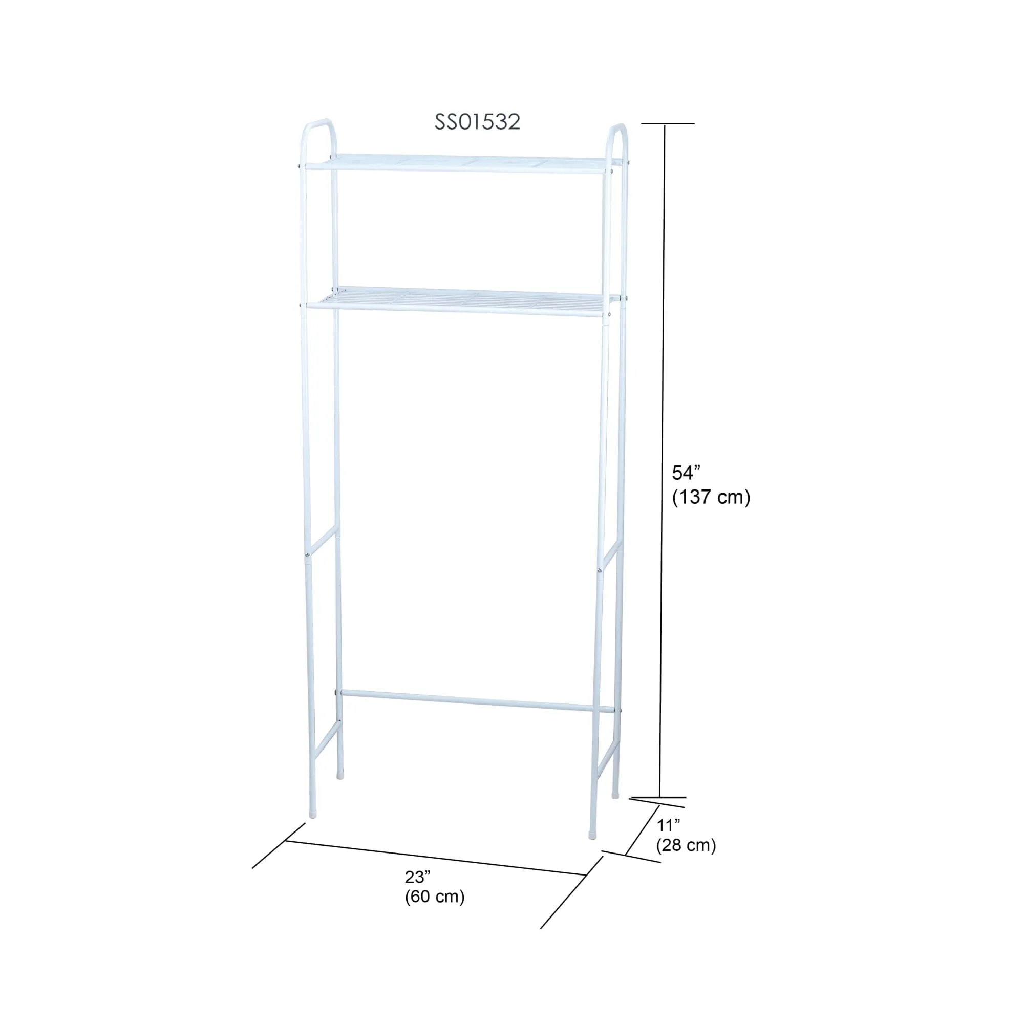 2 Shelf Bathroom Space Saver