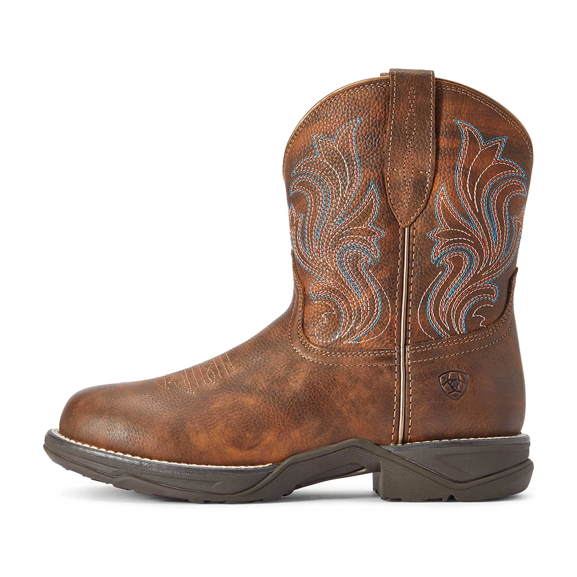 Ariat Womens Anthem Round Toe Shortie Boot, Copper Kettle
