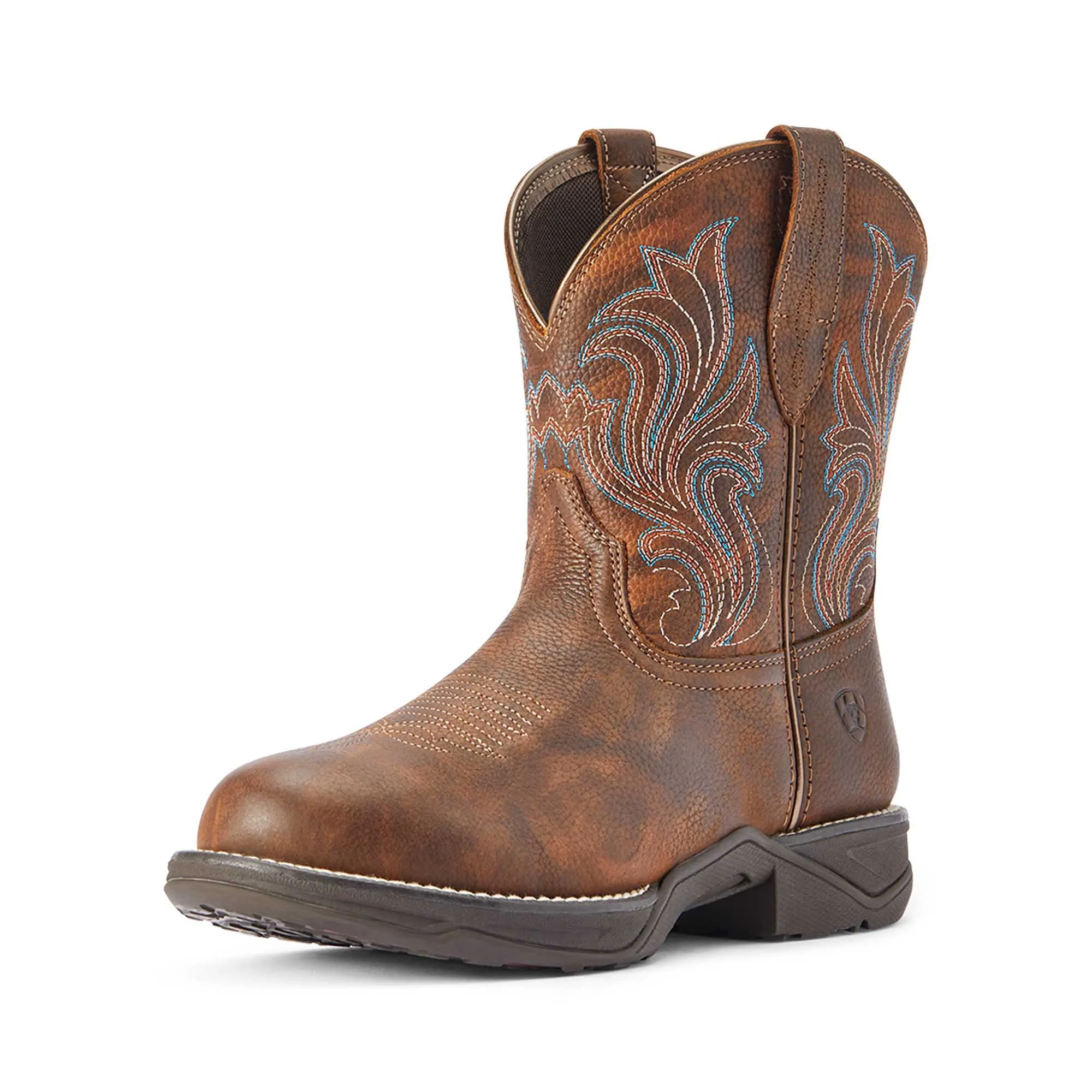 Ariat Womens Anthem Round Toe Shortie Boot, Copper Kettle