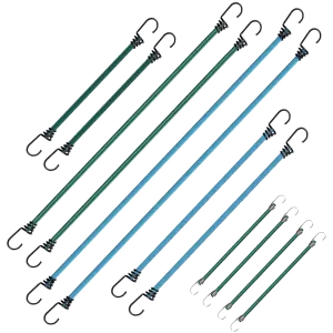 Assorted Bungee Cords - 12 Pack