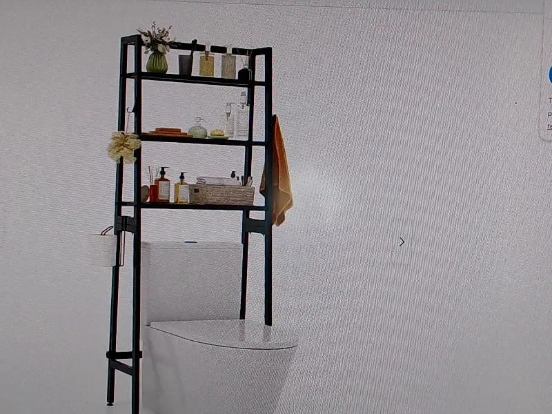 Bathroom Over the Toilet Storage Cabinet Brown