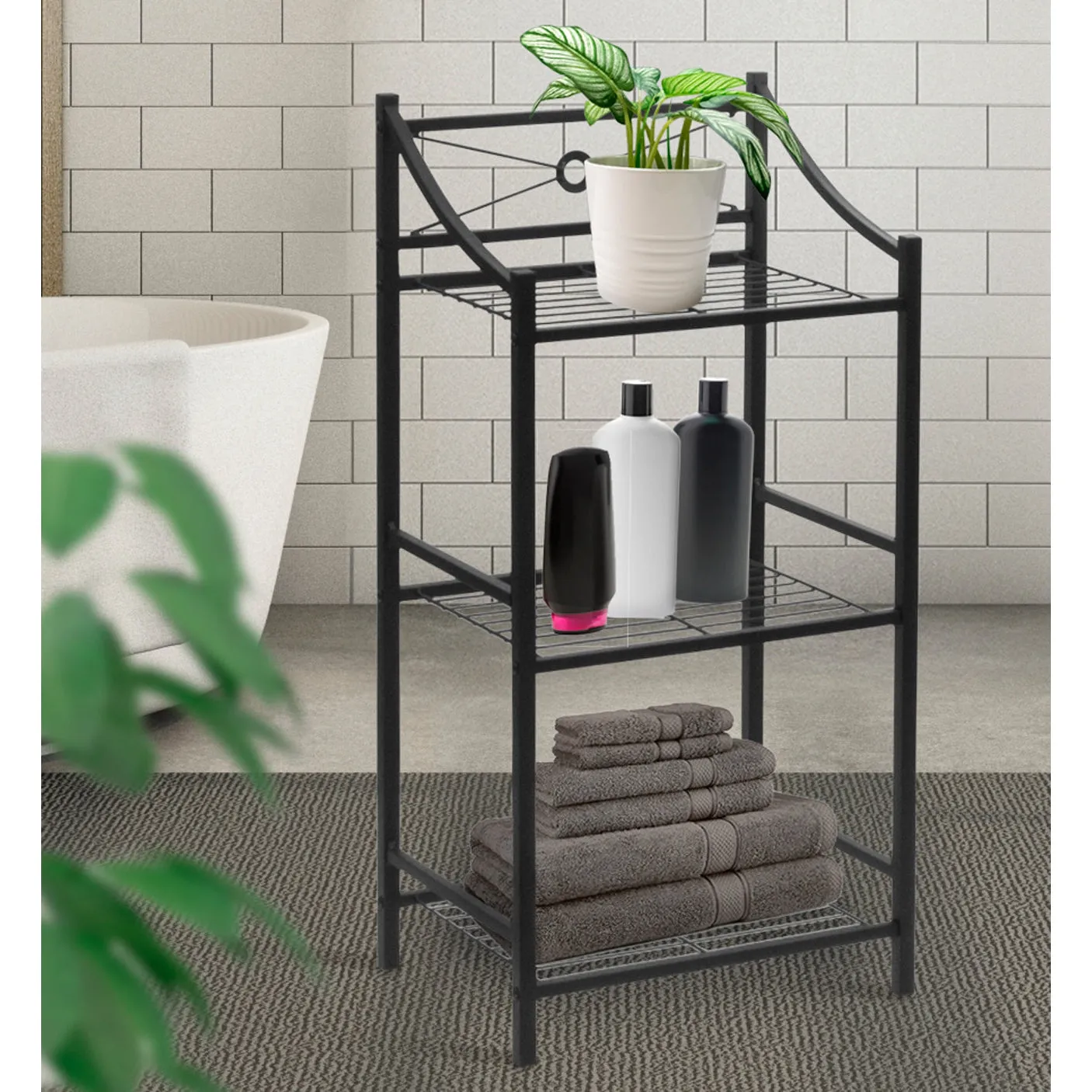 Bathroom Shelf Stand (3 Tier)