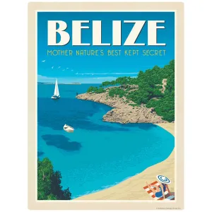 Belize Beach Vinyl Sticker