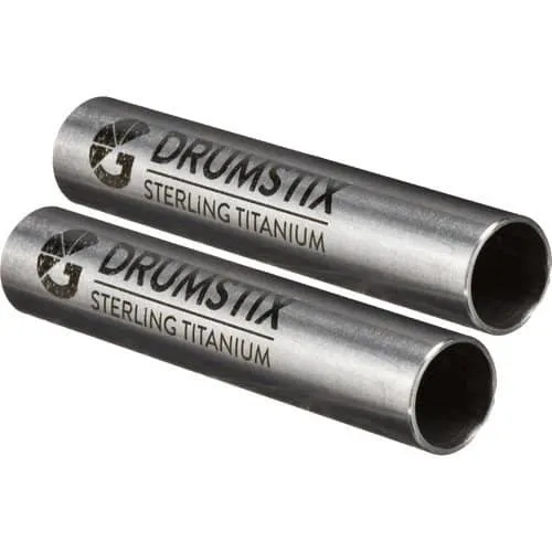Bright Tangerine Drumstix 15mm Titanium Support Rods - 3" Pair (7.6cm)