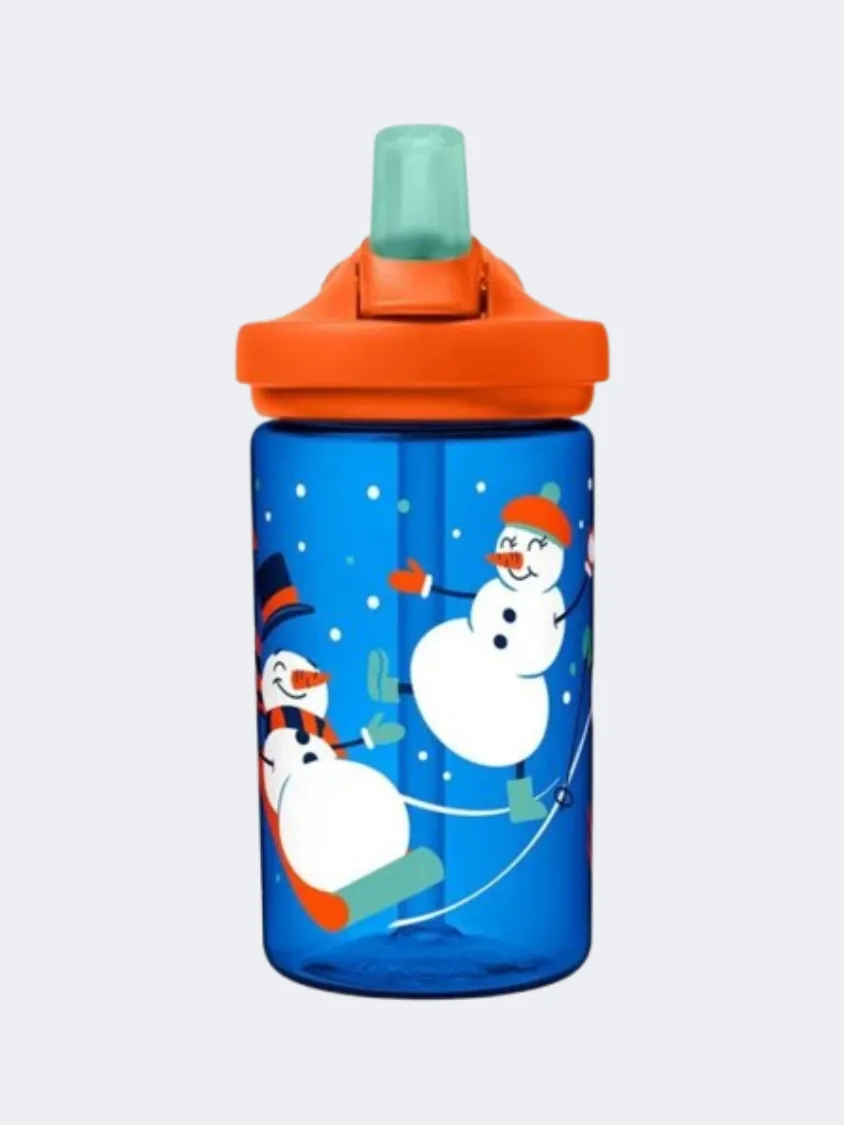 Camelbak Eddy Plus 14 Oz Snowman Sled Kids Lifestyle Water Bottle Multicolor