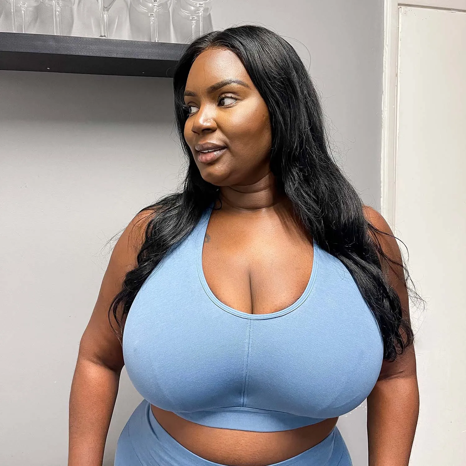 Comfort Cotton Bra - Denim