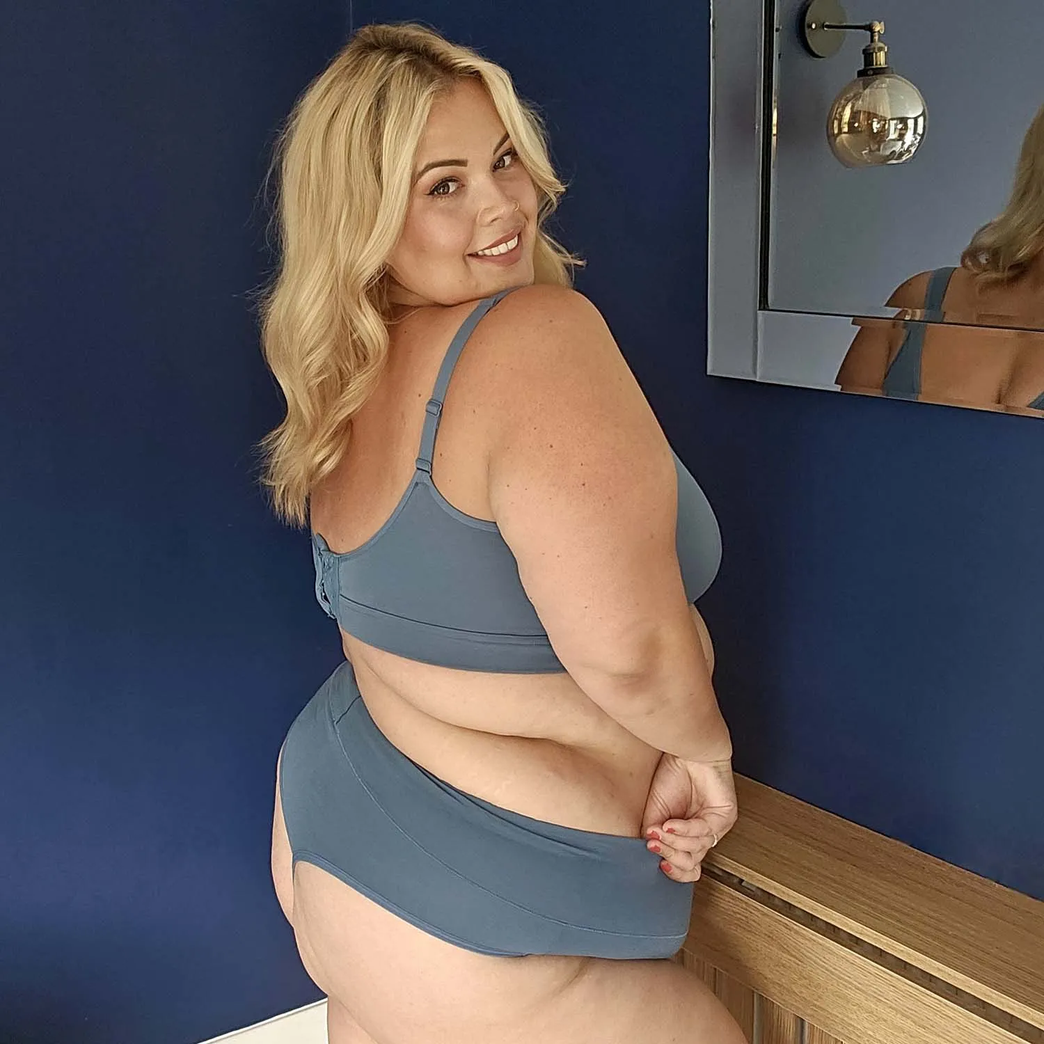 Comfort Cotton Bra - Denim