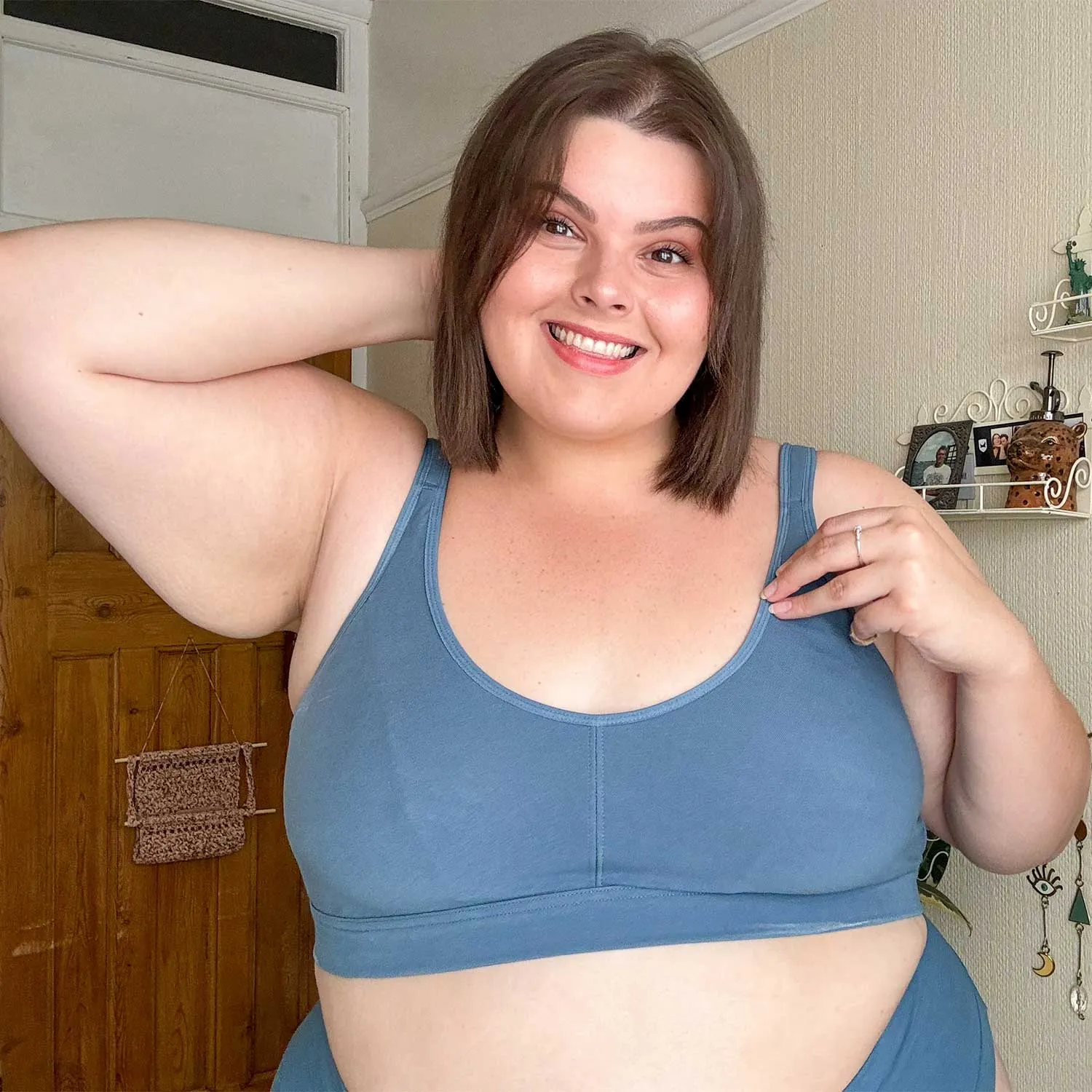 Comfort Cotton Bra - Denim
