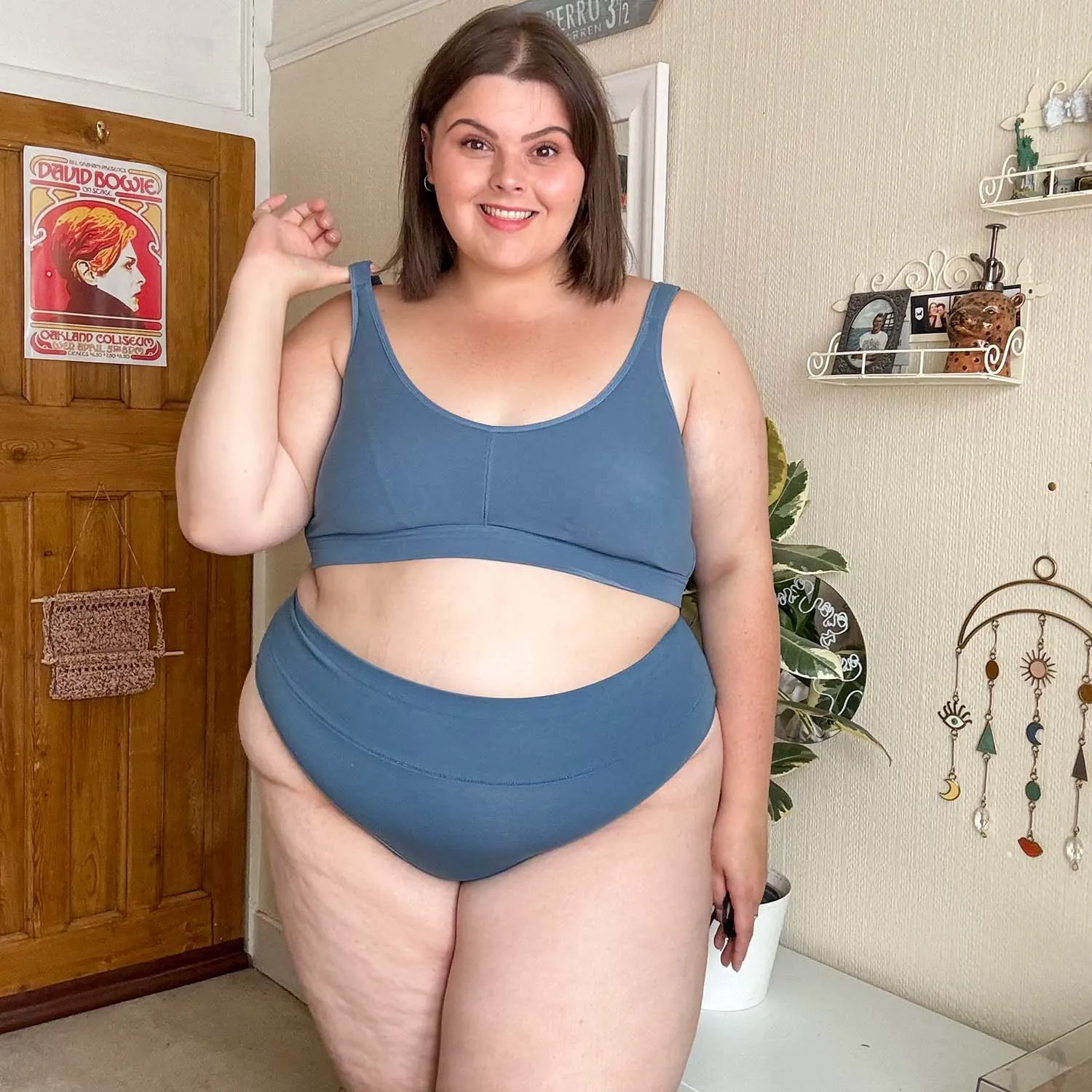 Comfort Cotton Bra - Denim