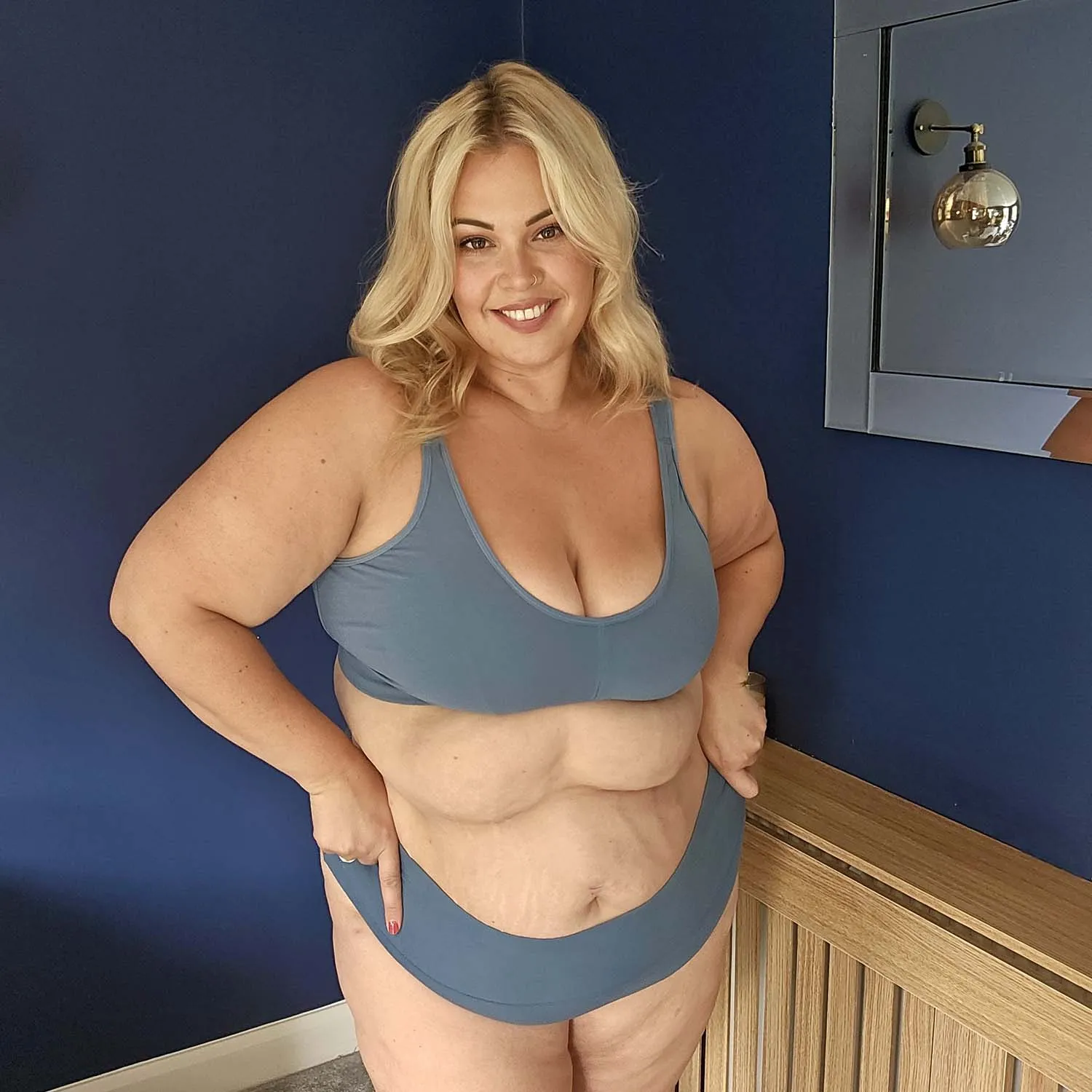 Comfort Cotton Bra - Denim