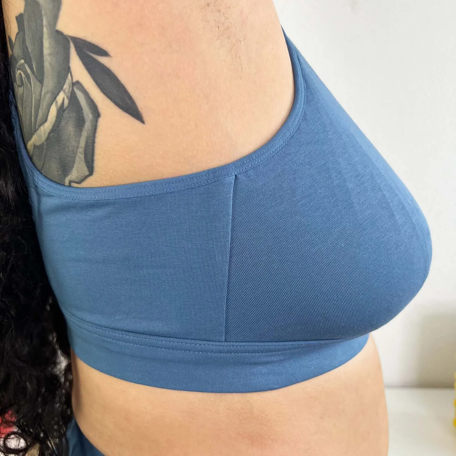 Comfort Cotton Bra - Denim