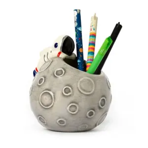 Desk Friends Ceramic Pen Holder - Space