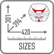 Givi C30NT Monolock Top Box (30 litre)