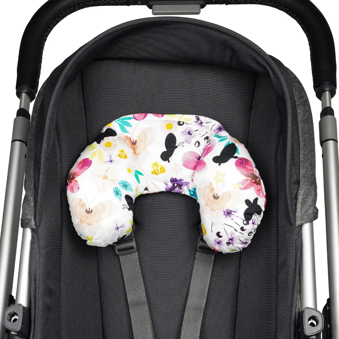 Head Hugger Neck Support - Floral Butterfly