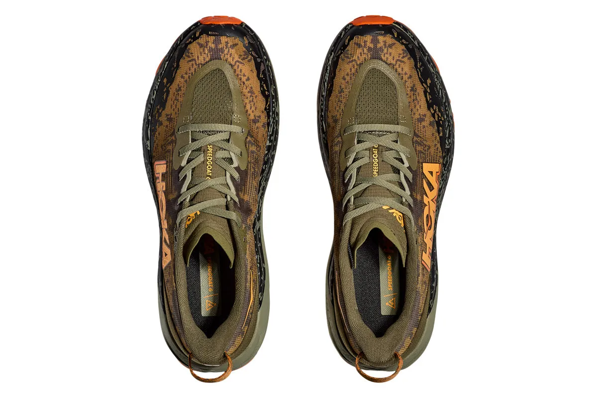 Hoka Speedgoat 6 2E Antique Olive/Squash Mens