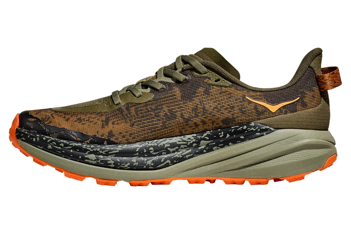 Hoka Speedgoat 6 2E Antique Olive/Squash Mens