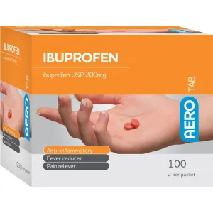 Ibuprofen Tablets- First Aid Kit Refills  (PK 2,400 Tablets)