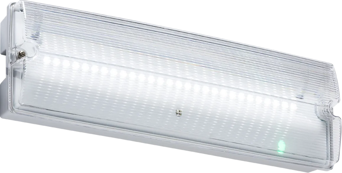 Knightsbridge LED Emergency Bulkhead White IP65 4W 175lm 6000K  - EMLED3L