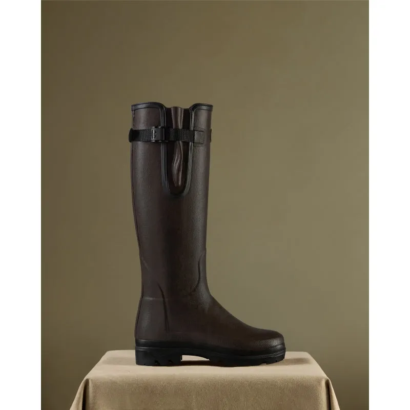 Le Chameau Ladies Vierzonord Neoprene Lined Boots - Dark Brown