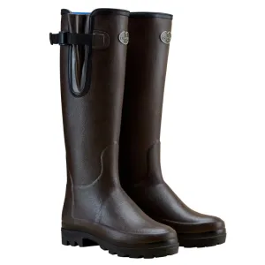Le Chameau Ladies Vierzonord Neoprene Lined Boots - Dark Brown