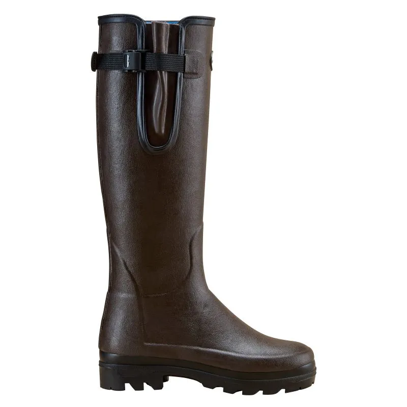 Le Chameau Ladies Vierzonord Neoprene Lined Boots - Dark Brown