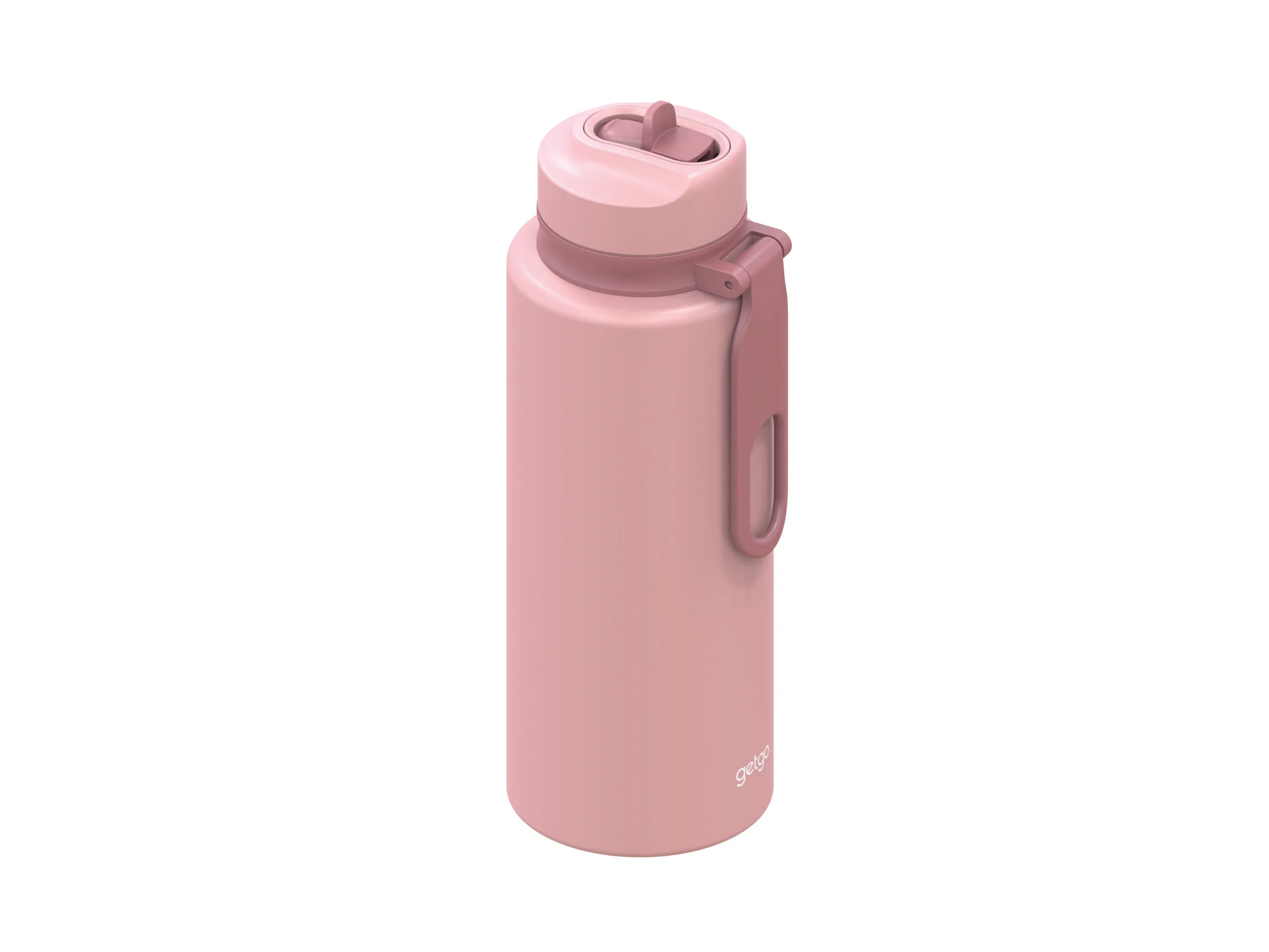 Maxwell & Williams GetGo Sip Lid With Straw (For GetGo Bottles) - Pink