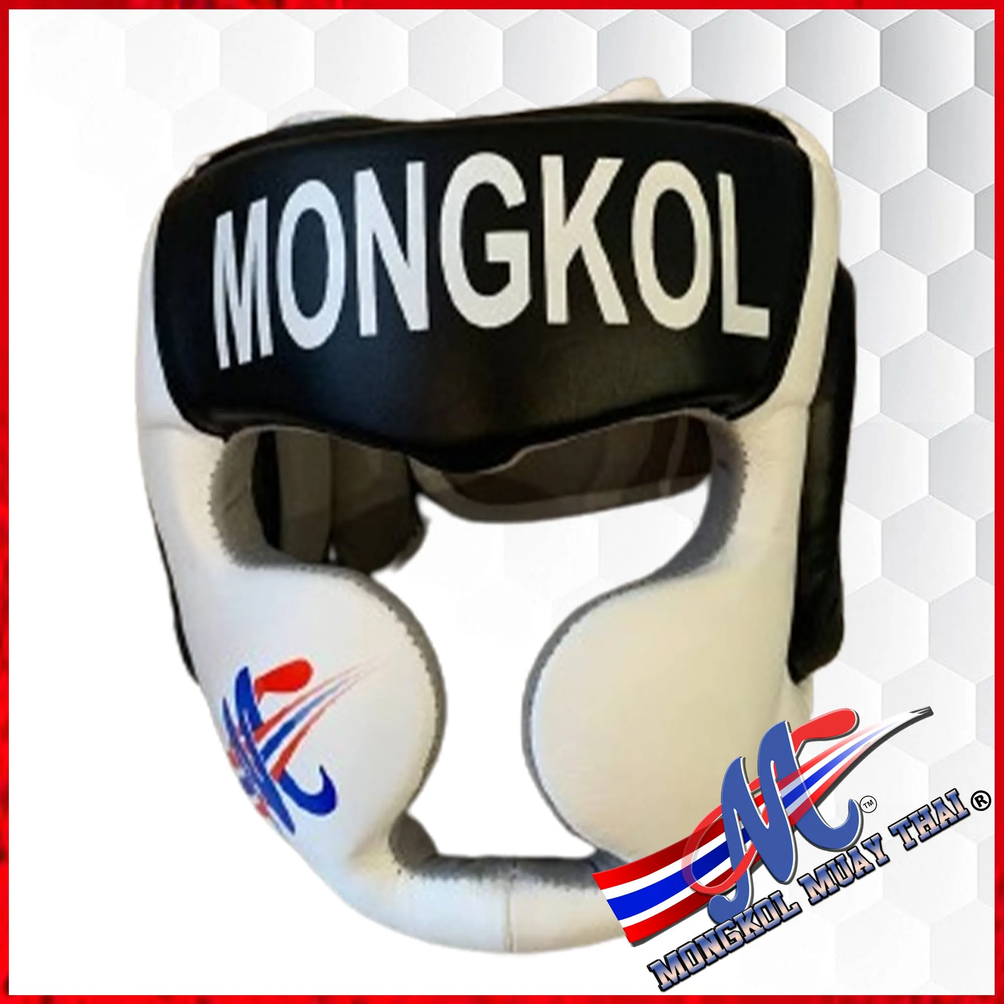 Mongkol Head Gear Black- White