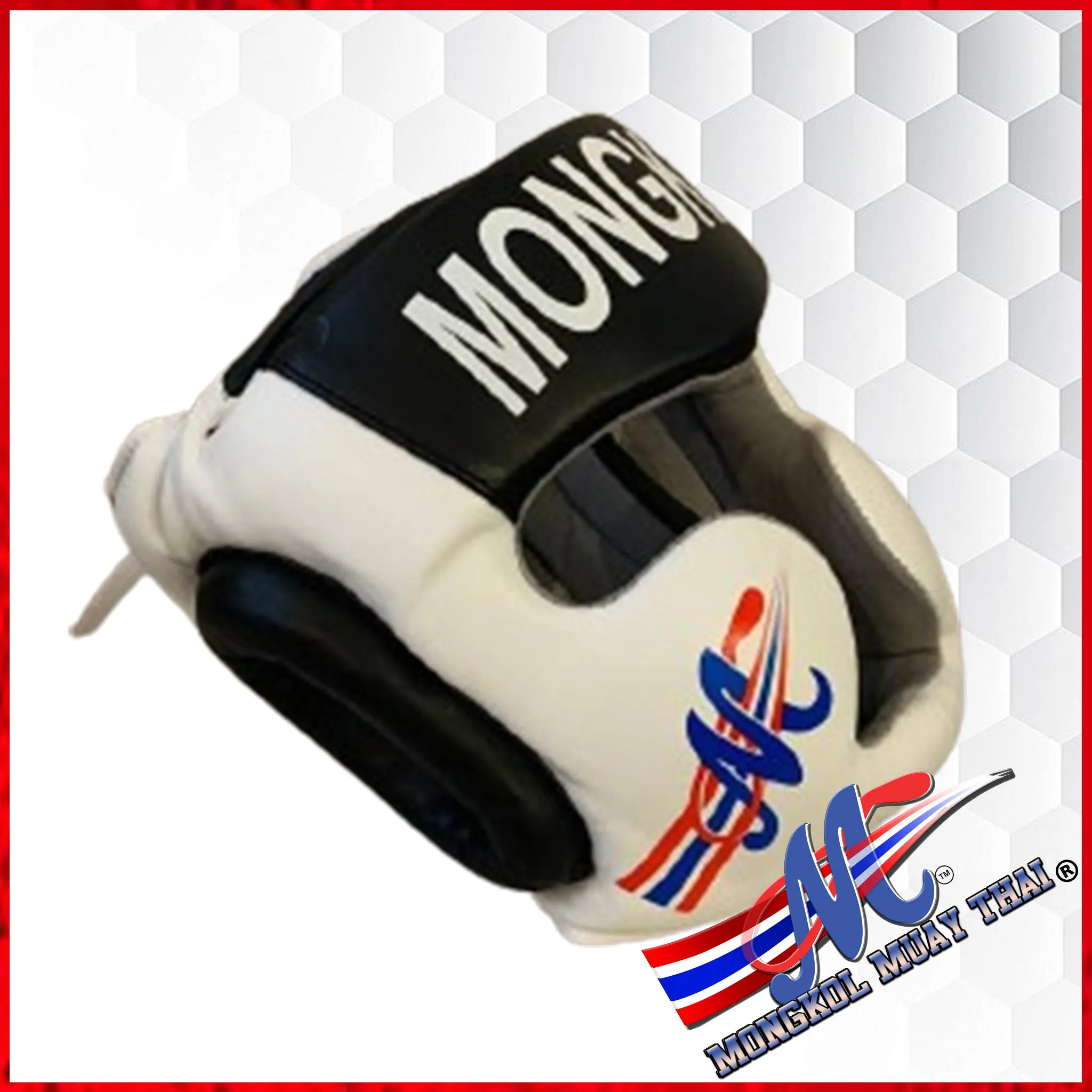 Mongkol Head Gear Black- White