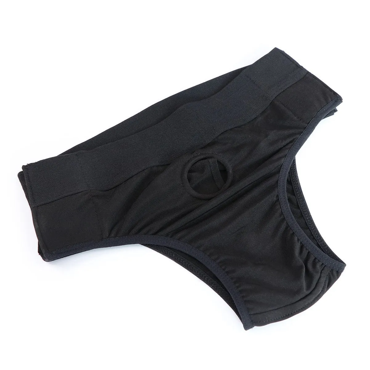 MRIMIN STP Strap-On Harness Velcro Briefs Underwear