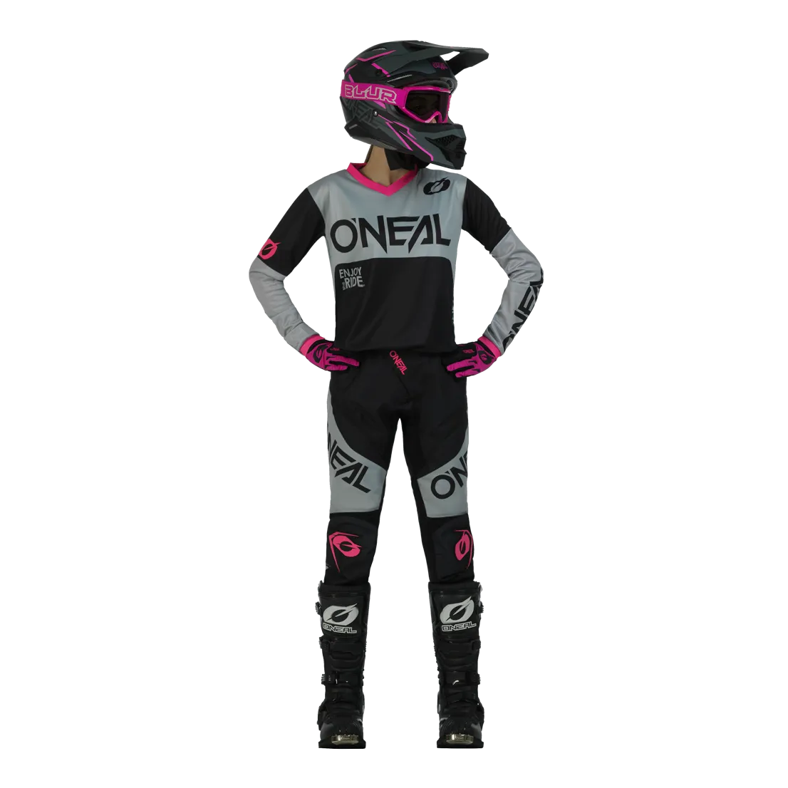 O'NEAL Women's Element Racewear Pants Black/Pink