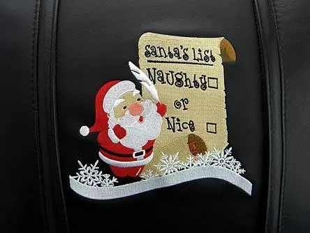 Relax Recliner with Naughty or Nice Logo