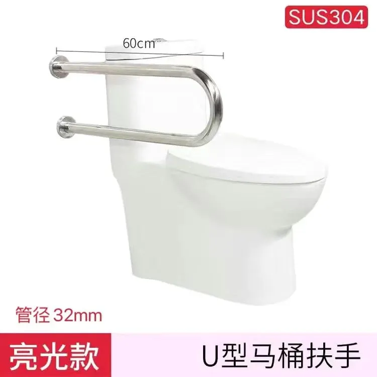 Safety Warning Bar Vacuum Suction Cups Bathroom Stair Railing Shower Handle Grab Accessories Toilets Parts Sarga Support Fixed