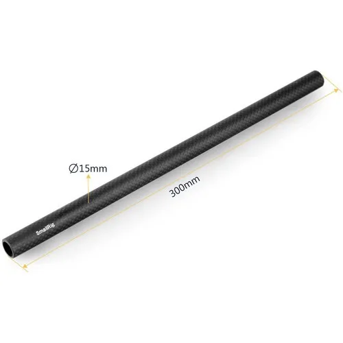 SmallRig 15mm Carbon Fiber Rod Set (12")