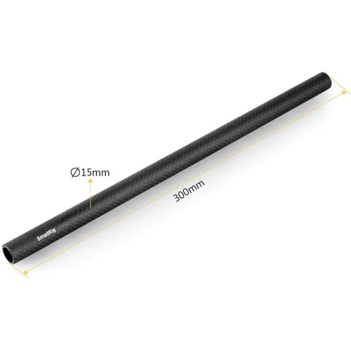 SmallRig 15mm Carbon Fiber Rod Set (12")