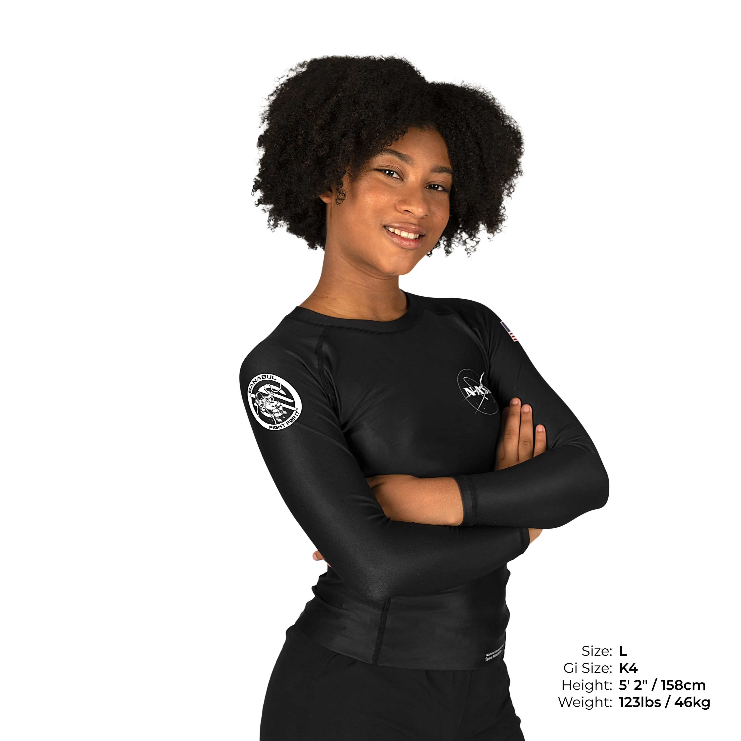 Space Collection Kids Long Sleeve Rash Guard