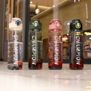 Sports And Gym Champion Water Bottle and Sipper
