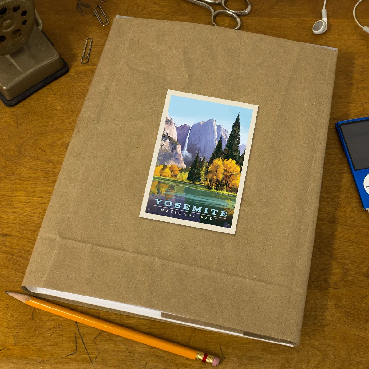 Yosemite National Park California WaterfallVinyl Sticker