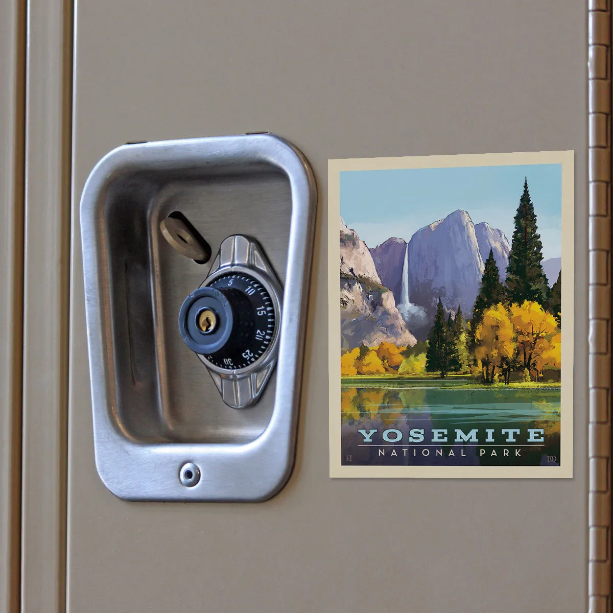 Yosemite National Park California WaterfallVinyl Sticker