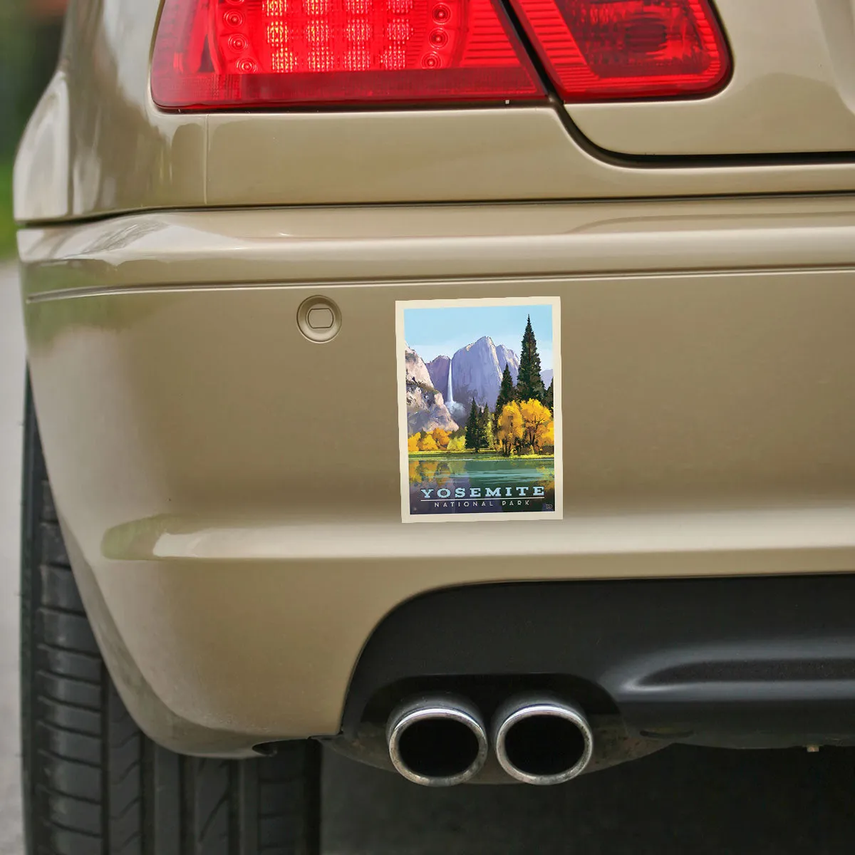 Yosemite National Park California WaterfallVinyl Sticker