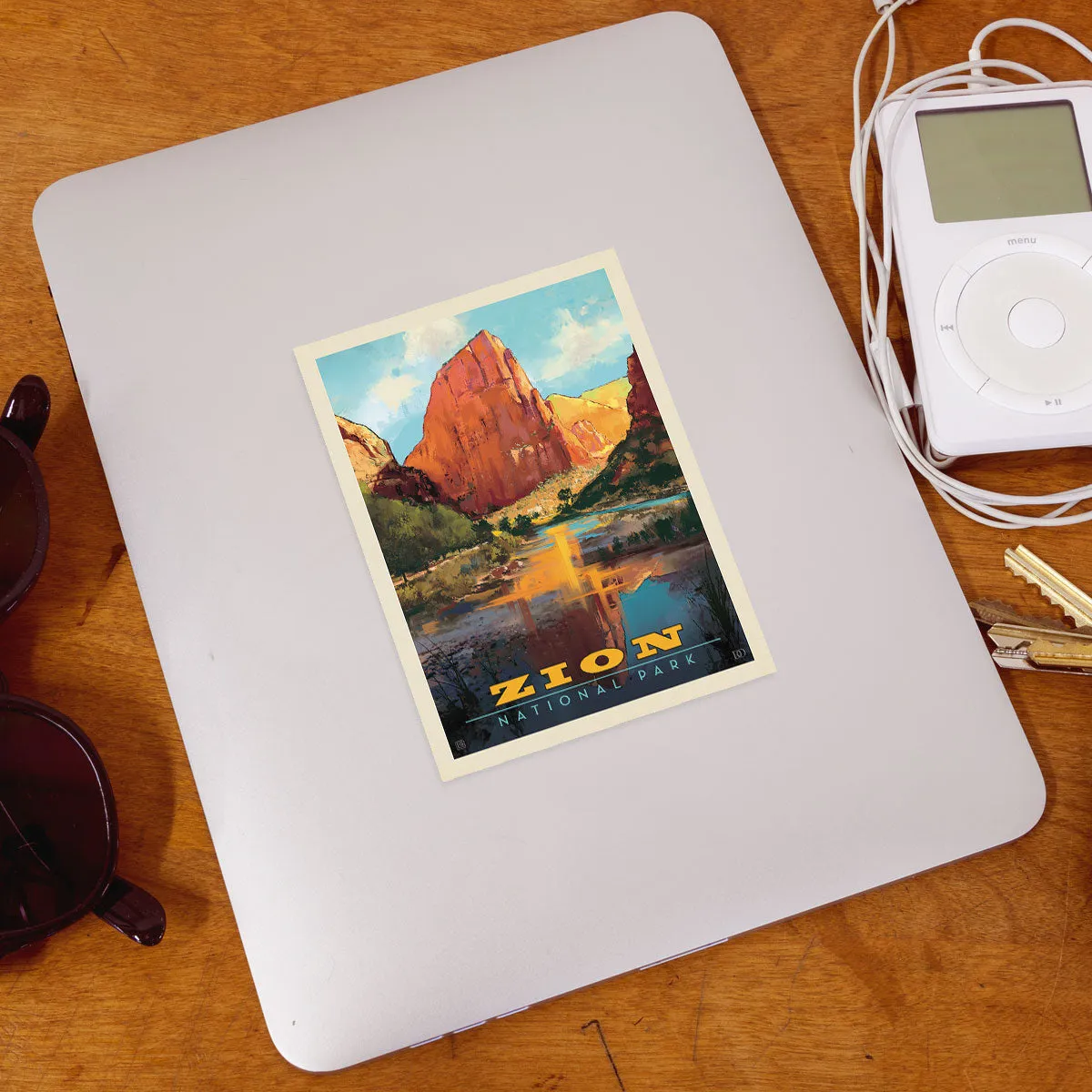 Zion National Park Utah Vinyl Sticker