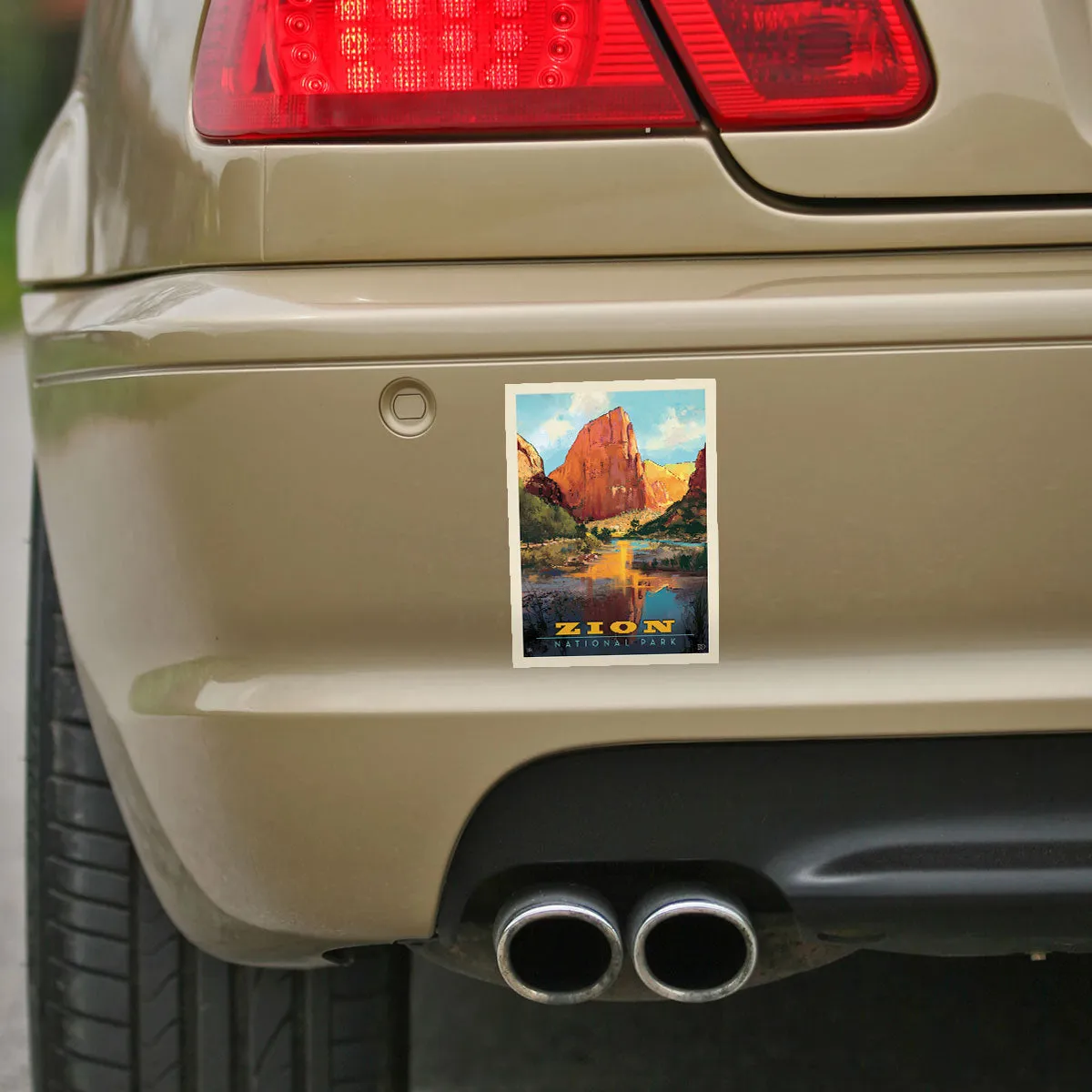 Zion National Park Utah Vinyl Sticker